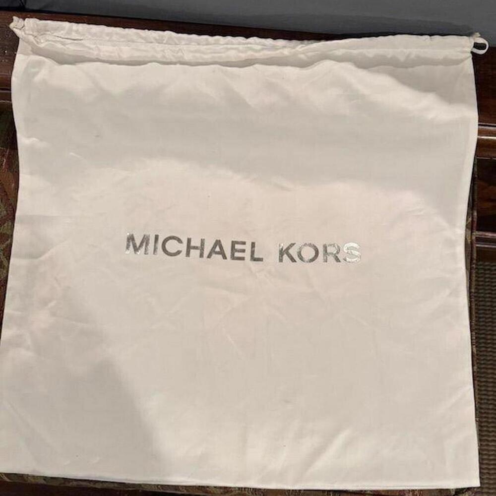 MICHAEL KORS Black Leather East West Hamilton Satchel RARE - Picture 8 of 9